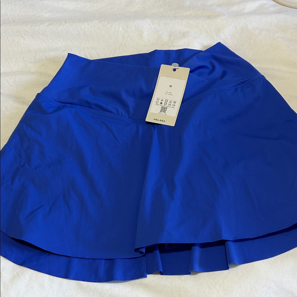 New Bright Blue Athletic Skort